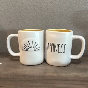 Rae Dunn Happiness Double Sided Mug